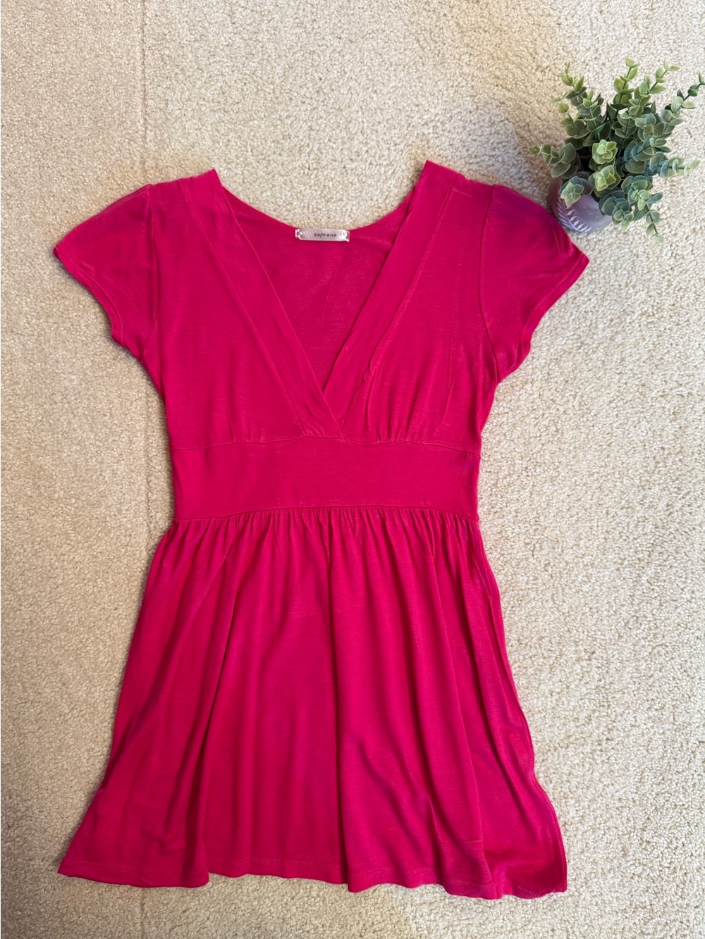 Soprano Cap-Sleeve Dress